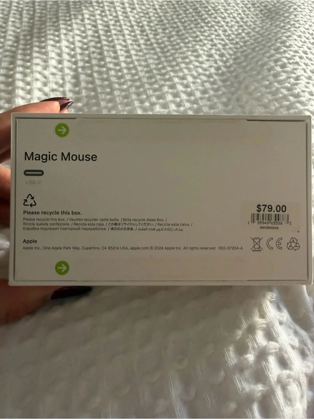 Apple Magic Mouse — White and Silver - SEALED!! NEW
